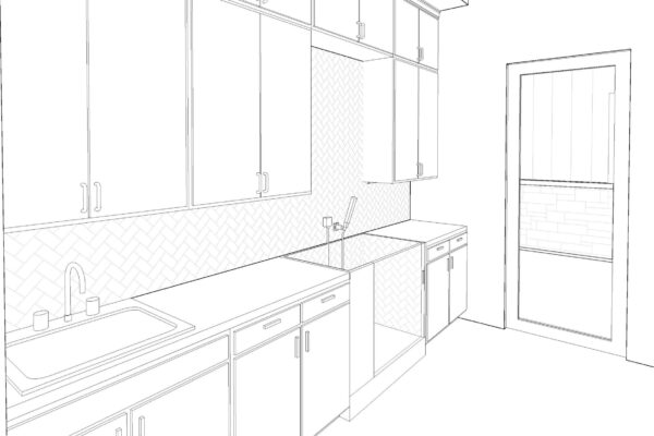 Herring Residence DOG SHOWER BW